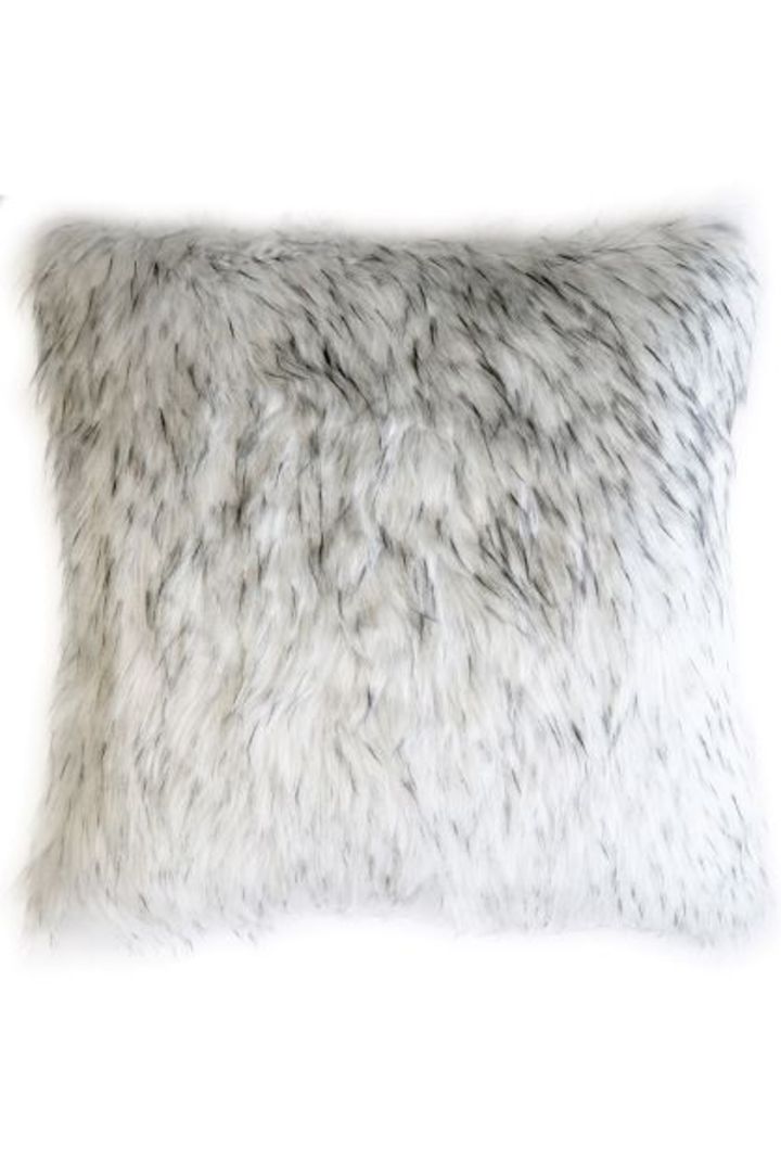 Heirloom Exotic Faux Fur - Cushion / Throw -  Alpine Coyote image 3